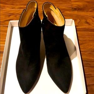 Jessica Simpson JP-Adana Suede Black Heel Booties